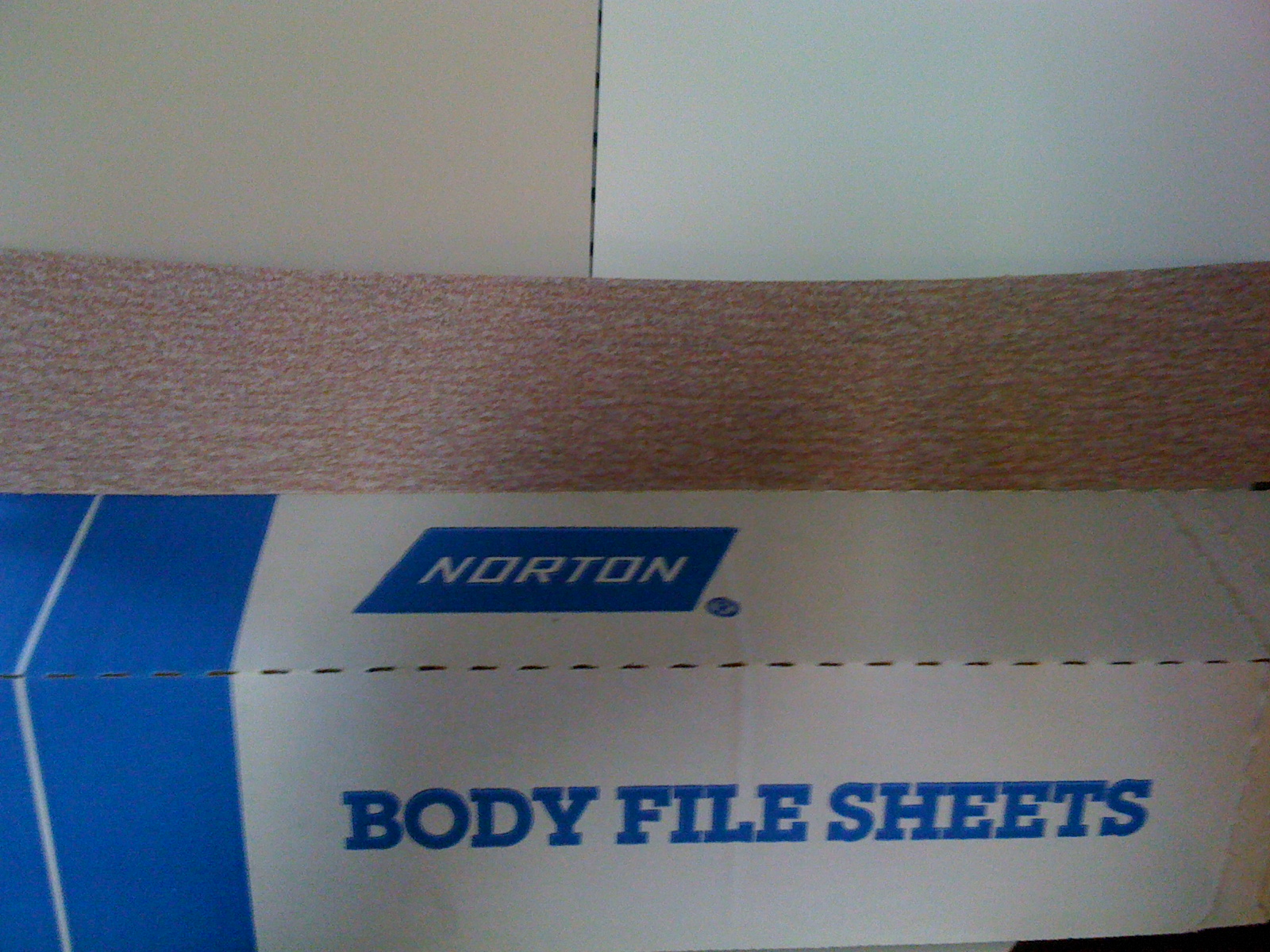 Norton A275 Board Paper  180 Grit Hook It 2 3/4 x 16 1/2 50 Pc.