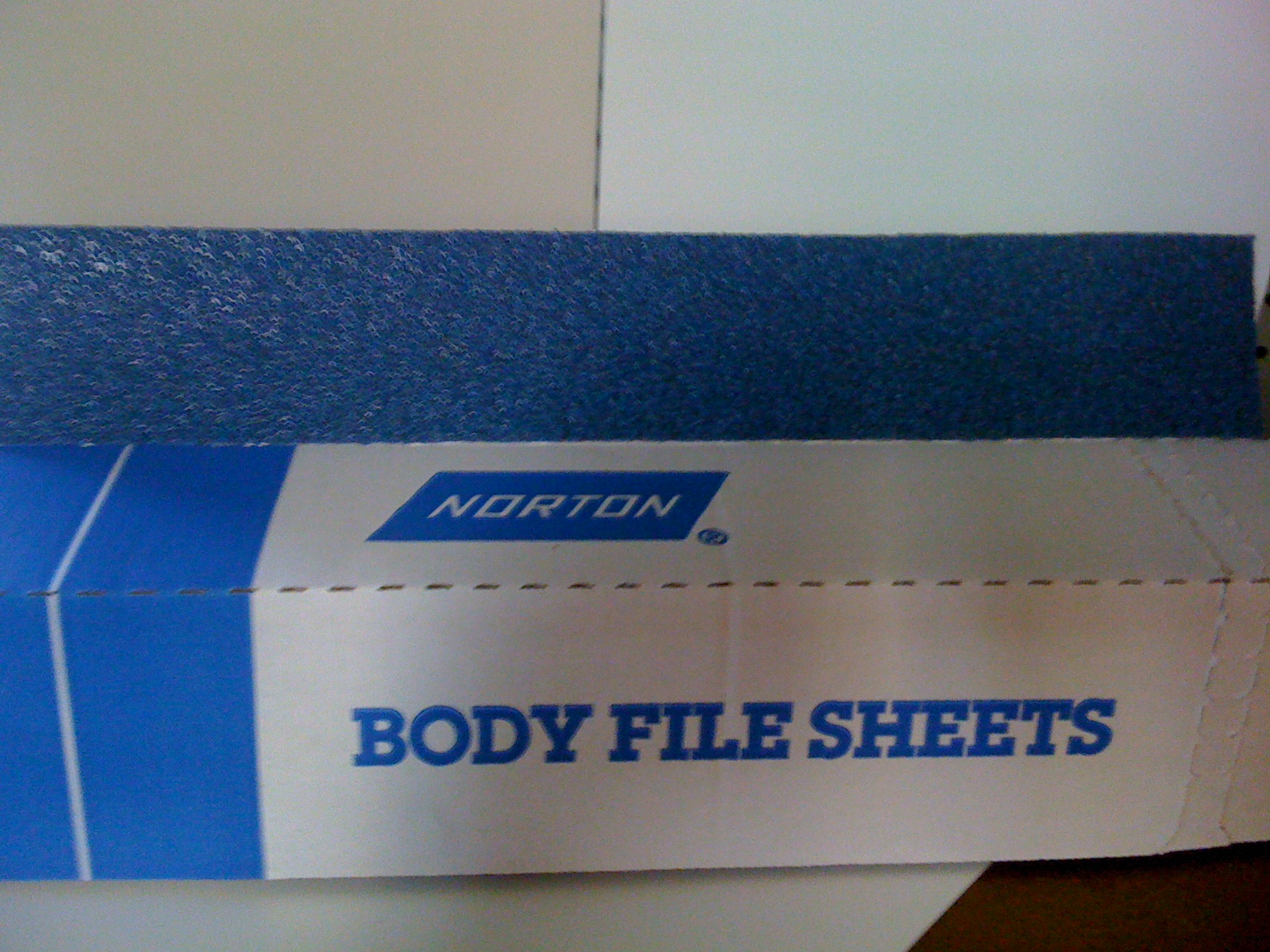 Norton Blue Mag 36 Grit Clamp It  Board Paper 2 3/4 x 17 1/2 50 pc